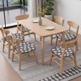 thumbnail image 6 of Sunflower Seat Covers for Dining Room Chairs Set Of 6,Stretch Printed Washable Chair Seat Cover with Elastic Ties and Button,Removable Waterproof Couch Cushion Covers, 6 of 6