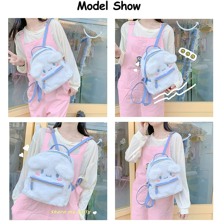 Source Hot Sale Cute Cartoon Lolita Bunny Plush Backpack for Kids School Bag  Children Lovely Animal Rabbit Backpack Kawaii Shoulder Bag on m.