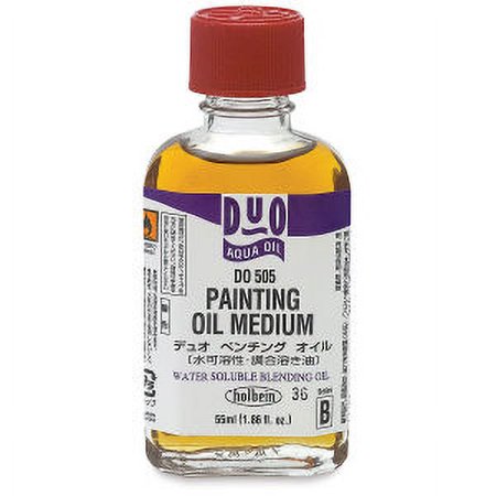 ホルベイン 油絵具｜【デュオ】ペンチングオイル 55ml ビン入 (O505) ホルベイン画用液