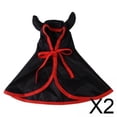 thumbnail image 1 of Disfraz de capa de Halloween,Disfraz de capa de Halloween Ropa para festivales de perros,Ropa de cosplay para mascotas y gatitos Disfraz de mascota Vestido malvado,Lindo disfraz de capa, 1 of 7