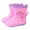 Pink, variant on Kids' Waterproof Rain Boots, Girls' Rainproof Jelly Shoes Children's Rain Shoes Boys And Girls Water Shoes Baby Rain Boots Water Boots In Large And Small Children Toddlers Children