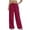 *Red, variant on VBVC Women's Y2K Drawstring Wide Leg Pants,Cotton-Linen Lightweight Trousers For Women,Ladies Summer Work Sweatpants with Pockets,Black,S-2XL