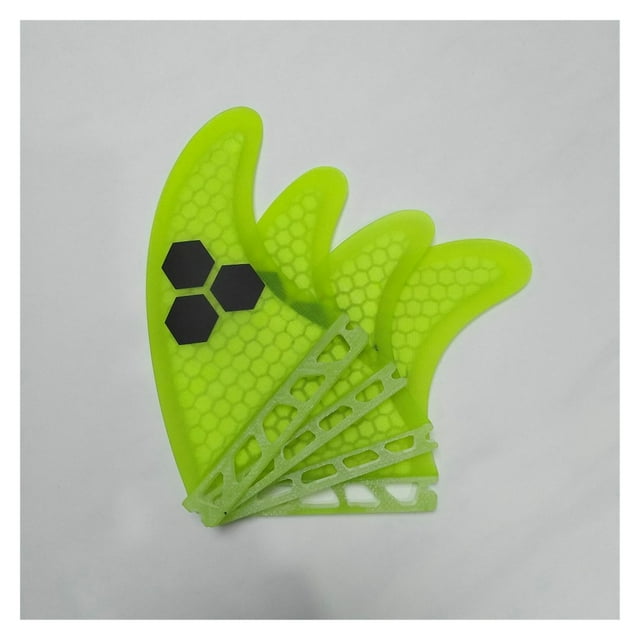 Single Tab Base Quad Fin Set Fiberglass Surfboard Fins Honeycomb Surf Fin G5 With GX 4pc Fins