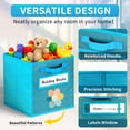 thumbnail image 6 of Godery 11" Collapsible Fabric Storage Cube Bin with Handles, Closet & Playroom Organizer Bins, Rainbow (6 pack), 6 of 8