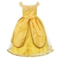 thumbnail image 2 of HAWEE Princess Dress Up Yellow Costume for Girls Birthday Cosplay Party with Accessories, 2 of 7