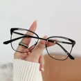 thumbnail image 4 of Retro Lady Cat Eye Glasses Frame Anti Blue Light Photochromic Glasses Computer Goggles Women Eyewear Gafas Mujer Anti Luz Azul Pink gold Photochromic|https://ae01.alicdn.com/kf/S3d70f1a3d4444c489a6a98, 4 of 5