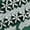 Green, variant on SAFAVIEH Winter Tree Pillow, 18" x 18", Silver