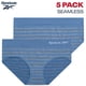 thumbnail image 3 of Pack de 5 bombachas hipster sin costuras Reebok para mujer, talle M, 3 of 6