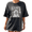 3-Black, variant on Cozymy Women's Casual Pet Dog Portrait Vintage Washed T-Shirt Crew Neck Relaxed Fit Tops