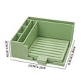 thumbnail image 3 of Note Template Storage Box Holders Note Organizer Desktop Note Storage Template Stickys Note Case, 3 of 8