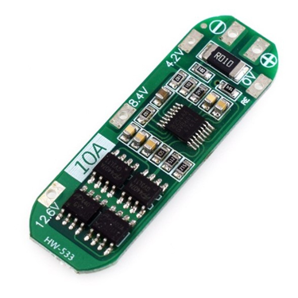 GLFILL Bms 3S 10A Lithium Battery Charger Protection Board Module 3.7V
