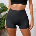 thumbnail image 4 of Women's Seamless High Waisted Shorts: Compression, Body Shaping, Exercise Yoga Shorts, Nylon & Spandex Material, 4 of 5
