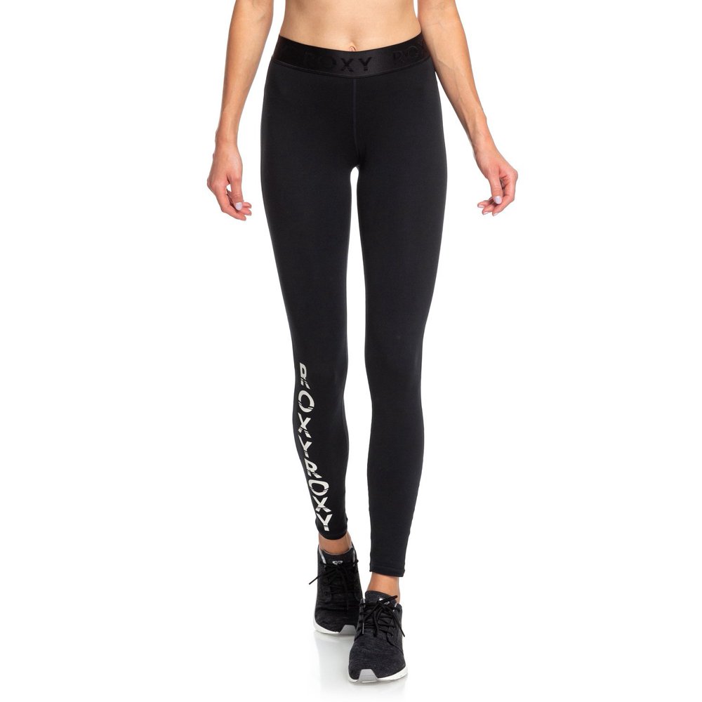 Roxy Wmns Roxy (True Black) Looking For Havana Leggings SMALL