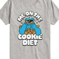 thumbnail image 3 of Sesame Street - Cookie Diet - Toddler and Youth Short Sleeve Graphic T-Shirt, 3 of 5
