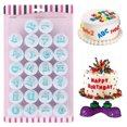 thumbnail image 2 of Muyoka Sello para galletas, 36 unidades, alfabeto y número, sello para hornear, molde de plástico para galletas de grado alimenticio, herramientas de decoración de fondant para cocina, bricolaje, deco Muyoka Hogar, 2 of 7