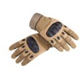 thumbnail image 1 of Guantes tácticos de caza para hombre, guantes de combate, guantes de montañismo con pantalla táctil para exteriores, color marrón, 1 par XL oso de fresa Electrónica, 1 of 5