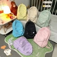 thumbnail image 4 of Sonducket impermeable de nailon para mujer, mochilas clásicas para mujer, escolar de Color sólido para chicas adolescentes, gran capacidad, Type2 NO2, 4 of 6