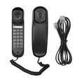 thumbnail image 6 of Tomshine Desktop Corded Landline Corded Phone Fixed Telephone Wall Mountable, Black, 6 of 7