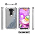 thumbnail image 6 of CoverON LG Aristo 5 / Aristo 5+ Plus Case Liquid Glitter Military Grade Heavy Duty Full Body Clear Phone Cover, 6 of 8