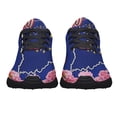 thumbnail image 5 of Indiana Stte Peony Flower Shoes Sneakers Black Size 9.5, 5 of 7
