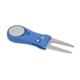 thumbnail image 1 of Divot Tool, Zinc Alloy   Green Fork  For Court Blue, 1 of 8