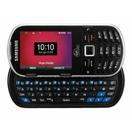 Samsung SPH-M575 Restore - 3G feature phone - microSD slot - 320 x 240 pixels - rear camera 3 MP - Virgin Mobile - sable black