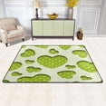 thumbnail image 2 of Dreamtimes Green Polka Dot Hearts Non-Slip Area Rug 72"x48", Sweet Valentines Day Soft Non Slip Washable Floor Mats for Indoor Front Porch,Living Room, Bedroom,Kitchen, 2 of 5