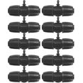 thumbnail image 1 of 16mm to 4/7 Garden Lock Barbed Tee Connectors, 10pcs/Set Connectors for PE Hose Garden Irrigation Sy, 1 of 4