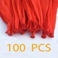 thumbnail image 3 of 100 piezas de malla reutilizable de nailon rojo con bolsas, red de malla de nailon reutilizable de 20 pulgadas, para productos de comestibles, frutas, verduras y bolsas de almacenamiento, 3 of 3