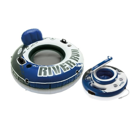 - Intex River Run I Inflatable Floating Tube Raft with Mega Chill Cooler