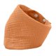 thumbnail image 5 of Babero unisex para bebé, cómodo, suave y delicado con la piel, tipo bandana triangular. Naranja oscuro, 5 of 9