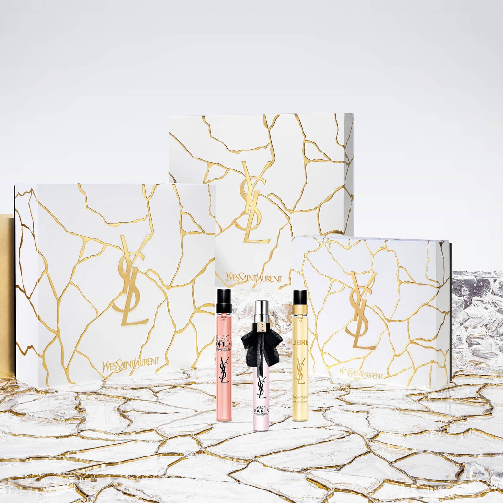 YVES SAINT LAURENT Trio Set (MON PARIS + BLACK OPIUM + LIBRE) 0.33