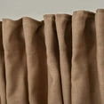 thumbnail image 5 of 3S Brother's Home Decorative Barley Curtains Extra Wide Extra Long Luxury Colors Linen Look Custom Made 5-25 Feet Made in Turkey Hang Back Tab ( 1 Panel ) Home Décor (52"Wx95"L), 5 of 6