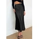 thumbnail image 5 of Falda PRETTYGARDEN 2025 Satinada Midi de Tiro Alto Negra M, 5 of 7