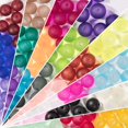 thumbnail image 3 of Perlas de vidrio PH PandaHall 670 unidades, 8 mm, esmeriladas, 24 colores, 3 of 9