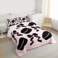 thumbnail image 3 of Feelyou Volleyball Teens Twin Comforter Sets, Princess Pink Bowknot Bedding Set, 2-Piece, 3 of 8