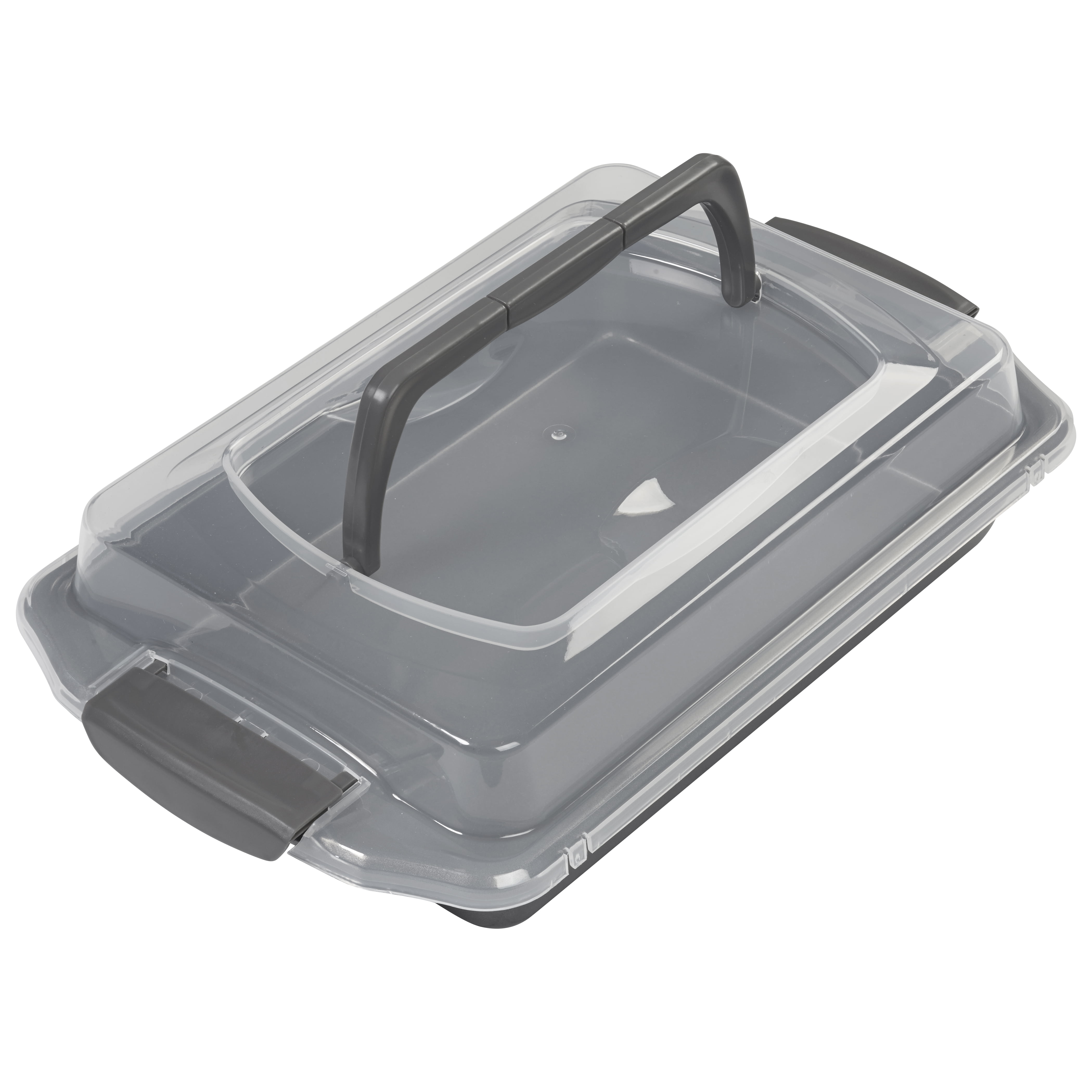Wilton Bake It Better Non-Stick Oblong Cake Pan with Lid and Handle, 9 x 13 in.