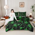 thumbnail image 4 of Homewish Boys Girls Retro Floral Blossom 2pcs Bedding Comforter Set,Chic Flowers Twin Comforter Sets,Spring Graden Breathable Bedding Set,Microfiber Bedroom Decor,Reversible, 4 of 8