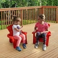 Play Day Adirondack Chair for Toddlers, Red