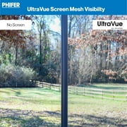 Phifer UltraVue High-Visibility Insect Screen Kit - (24 in x 25 ft) - For Window, Patio, Porch, Door