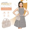 thumbnail image 4 of MERRYHAPY 1Pc Beige Straw Weaving Handbag with Noble Feel and Adjustable Single Shoulder Strap, 4 of 8