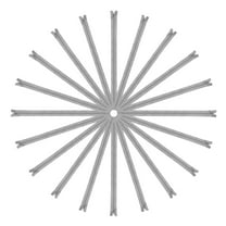 20Pcs 16 Inch #3 Nylon Coil Zippers for Sewing, Supplies Zippers Bulk for Tailor Sewing Crafts, Grey