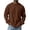Coffee, variant on Mens Waffle Long Sleeve Shirt Loose Fit Crewneck Long Sleeve Thermal Shirts Casual Lightweight Comfort Tops