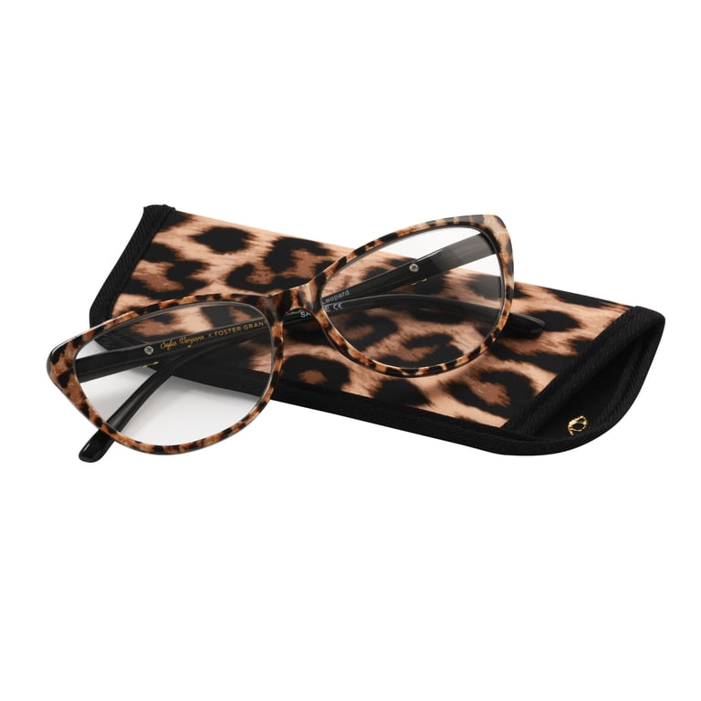 Sofia Vergara Leopard/Black Cat Eye Reader 1.50 - Walmart.com display picture 1