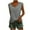 Gray, variant on Oalirro Women'S Casual Loose Fitting Solid Color Sleeved V-Neck Tank Top