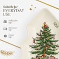 thumbnail image 6 of Spode Christmas Tree Tartan Spoon Rest, 7-Inch Tree-Shaped Holiday Utensil Holder, Festive Porcelain Spatula and Ladle Rest, Christmas Kitchen Counter Décor, Dishwasher & Microwave - Hostess Gift, 6 of 7