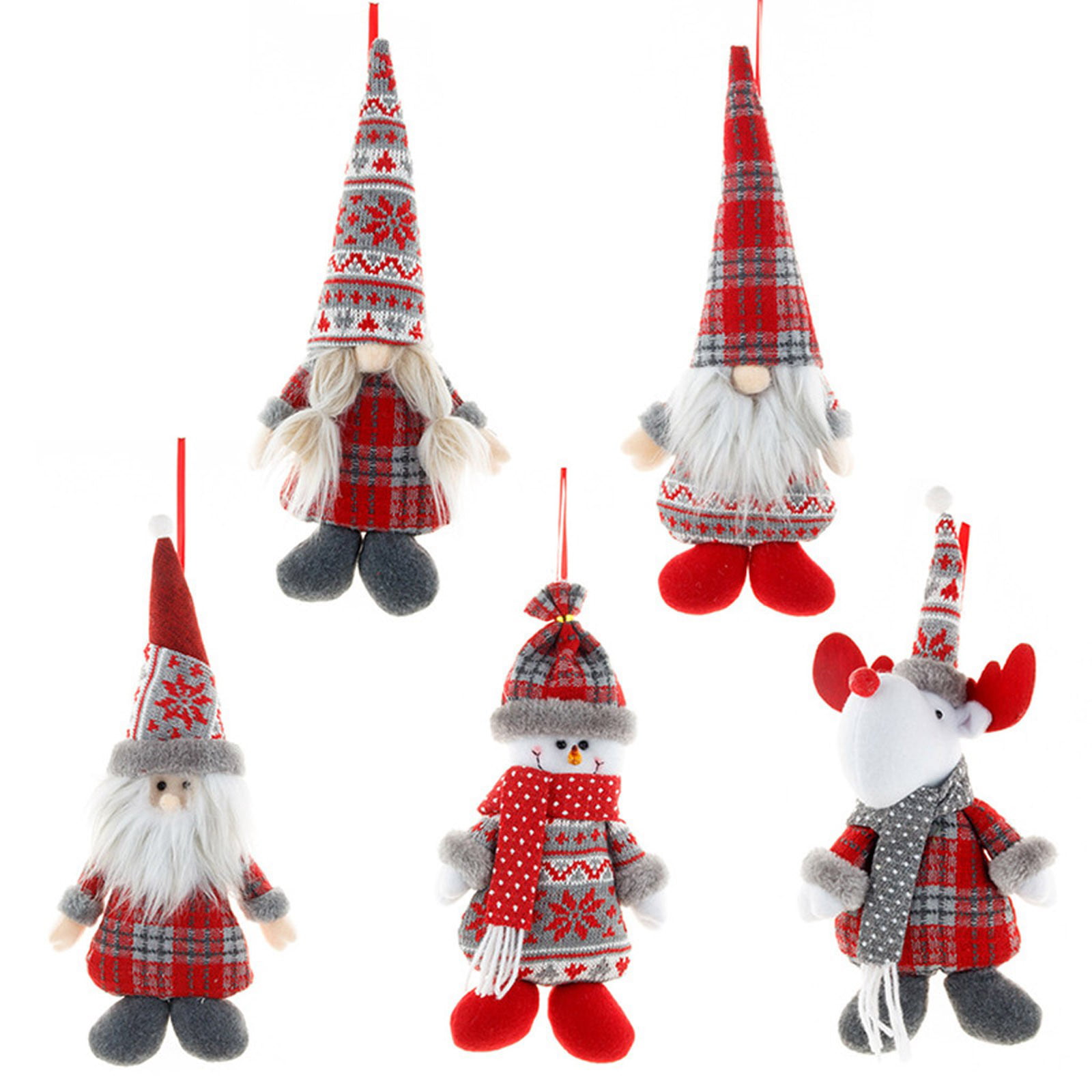 Christmas Tree Ornament Bundle Pack of 6 Sass and Belle Decorations