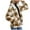 Coffee, variant on Lindreshi Womens Fall Fashion 2025 Plaid Shacket Jacket Women Women's Lapel Double Pocket Fall Winter Plush Zipper Cardigan Lapel Plush Plaid Jacket
