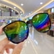 thumbnail image 1 of Gafas de sol pequeñas de tres puntas para niños, gafas de sol para niños, gafas de sol de moda HD a prueba de rayos UV, 1 of 6