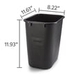 thumbnail image 3 of Staples COASTWIDE Indoor Can W/out Lid Blk Soft Plastic 3.5 Gal CW56428, 3 of 4